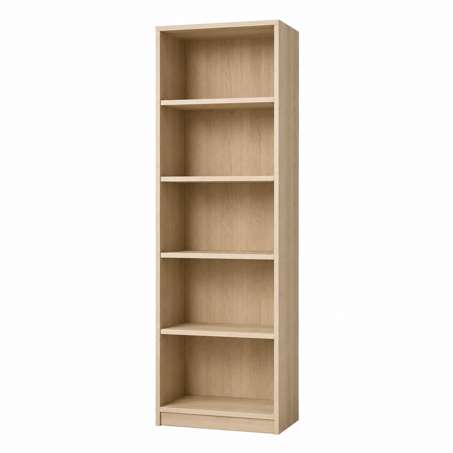 Hohes Holzregal mit 5 Ablagen, 180 cm
