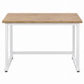 Rechteckiger Schreibtisch mit Holzplatte und Metallgestell 120cm x 60cm x 75cm