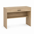 Holz-Büroschreibtisch mit Schublade Eiche 100x50x75 cm