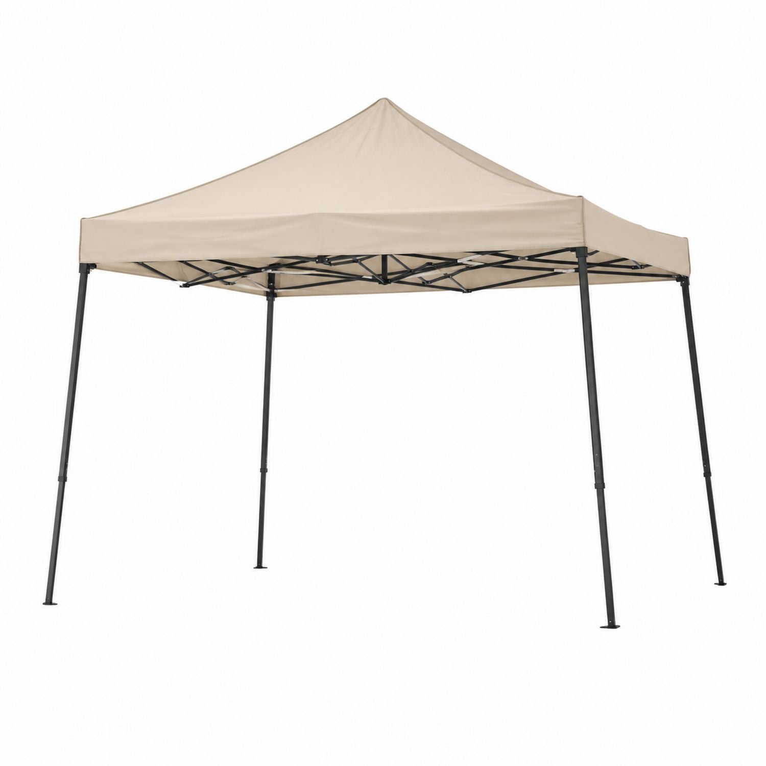 Beiges Polyester-Pavillon mit Stahlrahmen 3x3m