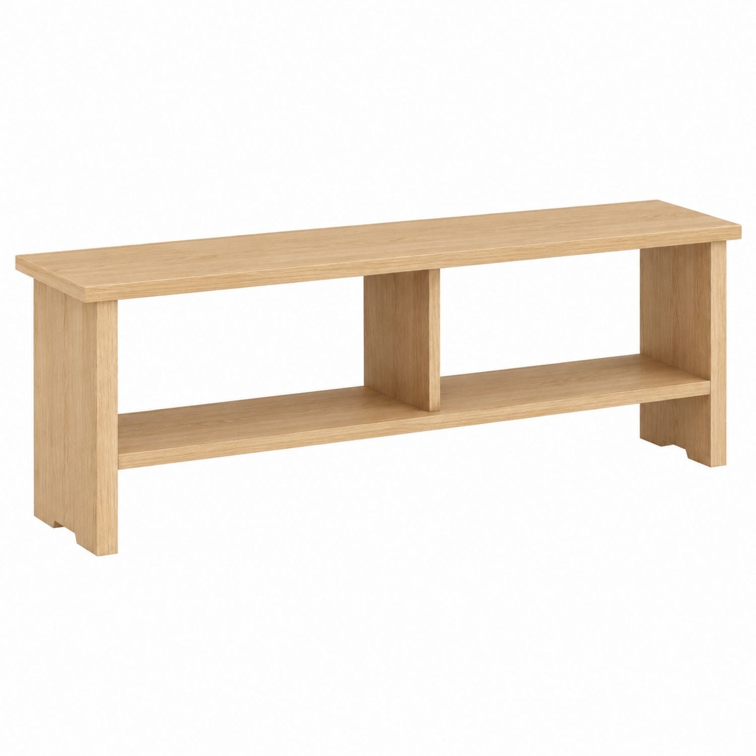 Wooden TV Stand MDF with Natural Veneer 120cm