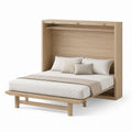 Oak Folding Wall Bed Full Size