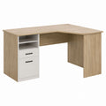 L-Shaped Corner Desk with Particleboard and Storage
