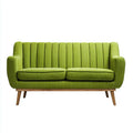 Modern Design Fabric Upholstered Sofa Set 180x85x75 cm - Green
